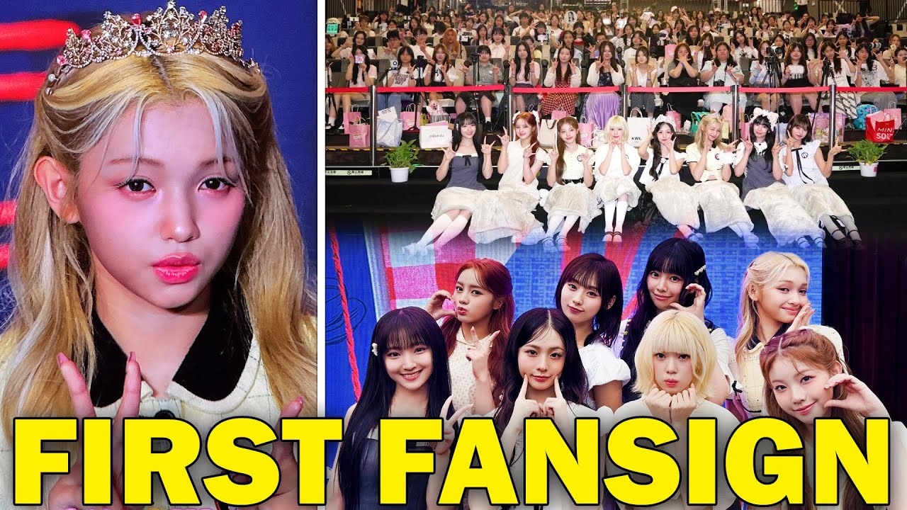 UNIS delighted their Chinese fans at their first fansign event, and immediately went back to Korea