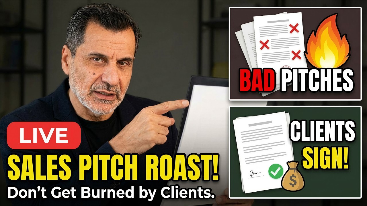 Sales Pitch Roast for Beginners (So Clients Don’t Roast You)