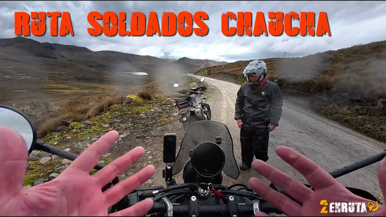 Ruta Soldados - Chaucha,  en la Himalayan 450, mucha lluvia y frío...