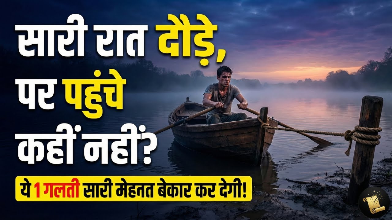 थकान काम की नहीं, शोर की है | Stop Overthinking Today | Best Motivational Story in Hindi