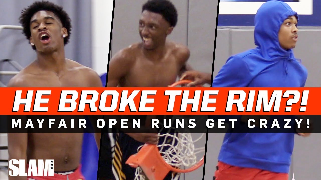 He Tore the Rim Off the Backboard?! 😱 Mayfair Open Runs are INSANE!