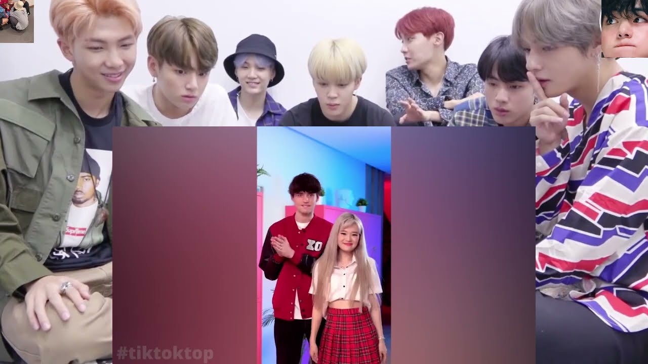 BTS REACTION Kika Kim XO Team TikTok Top 2024 #1