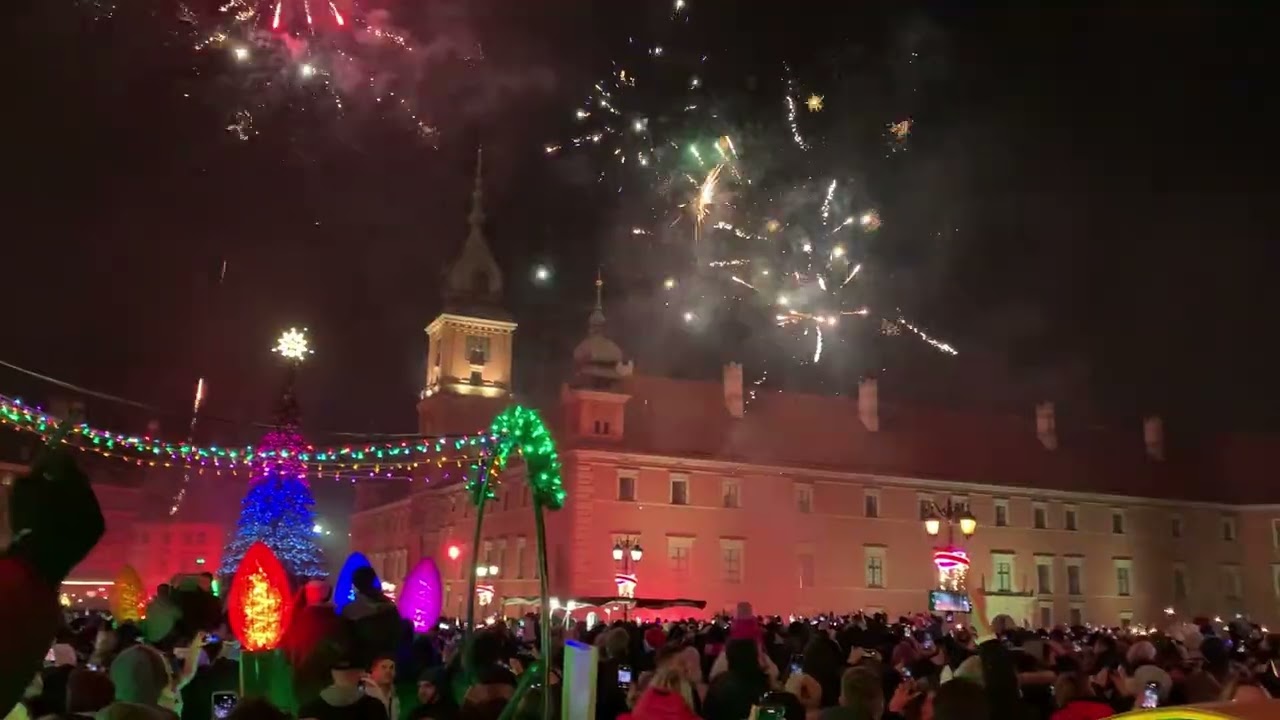 Warsaw&rsquo;s Old Town EXPLODED on New Year&rsquo;s Eve|Unreal 2025 Celebration #NewYearInWarsaw #newyearseve