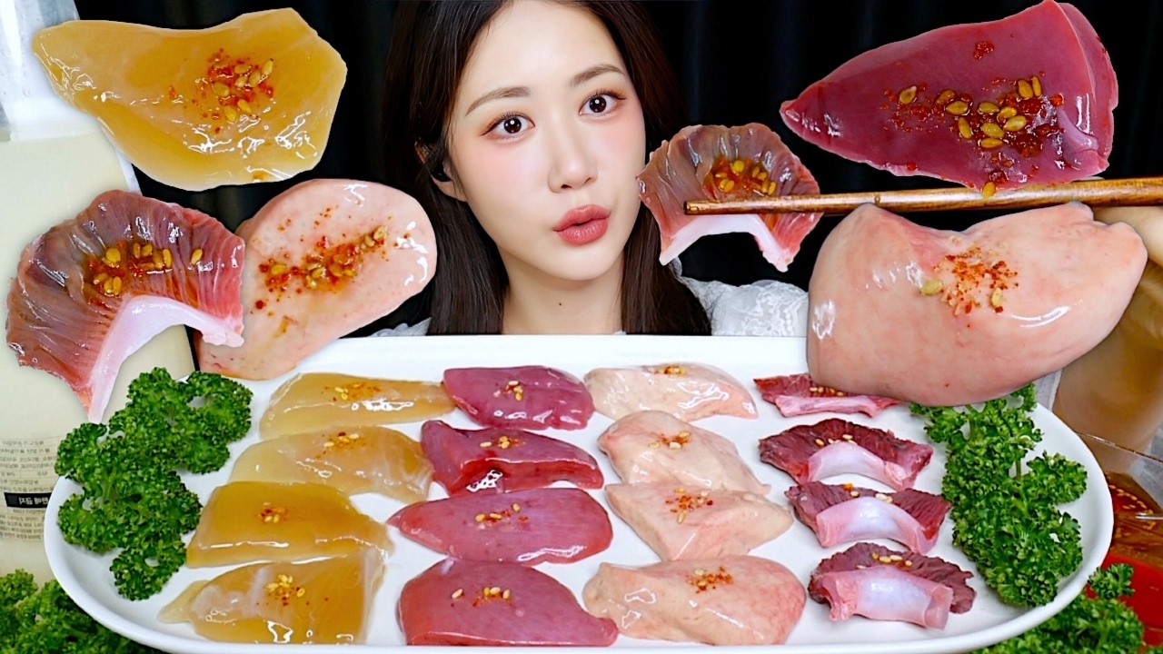 맛이 살아있는 홍어특수부위😜솨라있네!홍어 특수부위 먹방✨ Special Part Of Fermented Skate ホンオのスペシャルパーツ | Mukbang ASMR