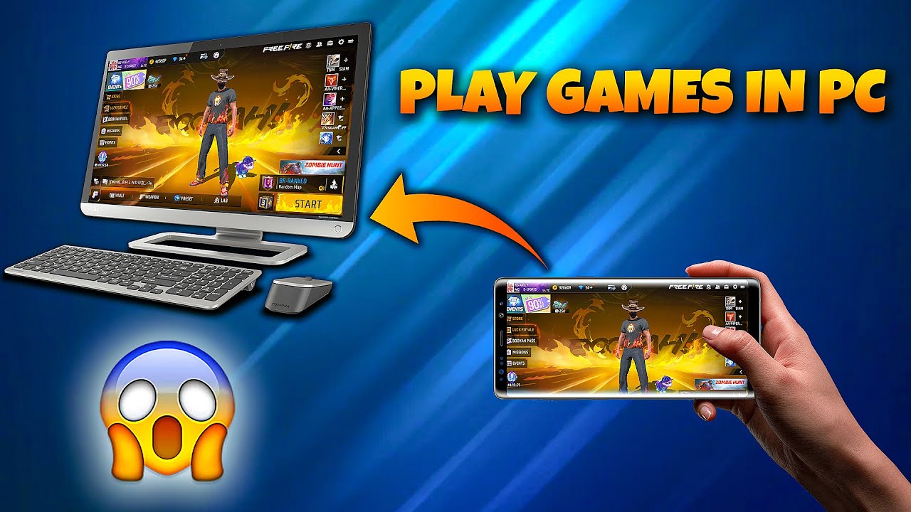 How to play Free Fire in PC with only PHONE | No Emulator Needed