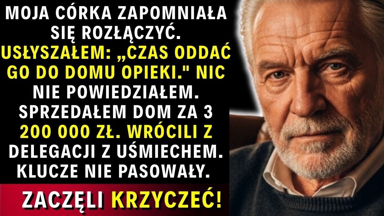 Córka chciała mnie wyrzucić — więc sprzedałem dom, który uważała za swój...
