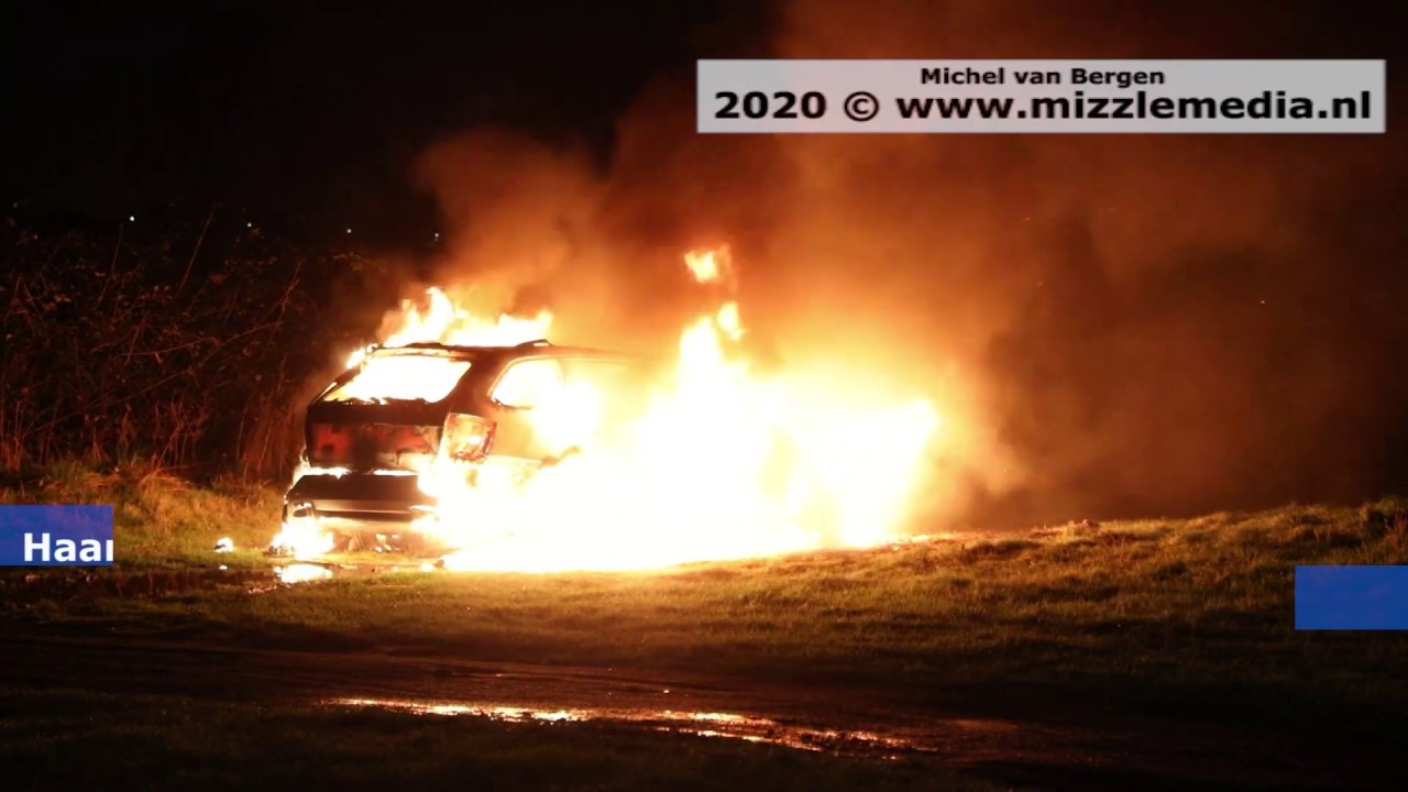 Autobrand Mooie Nelweg Haarlem Schoteroog (24 februari 2020)
