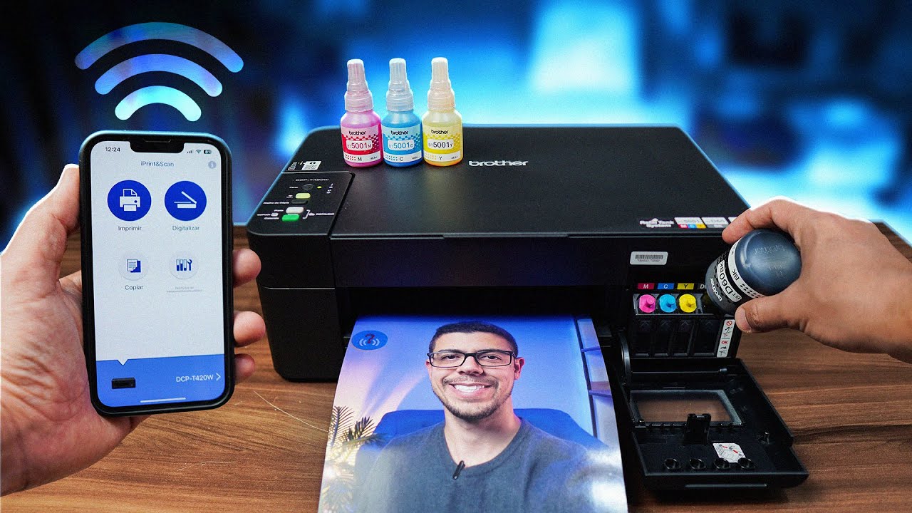 ECONOMIA! A Brother T420W é uma impressora MULTIFUNCIONAL CUSTO-BENEFÍCIO