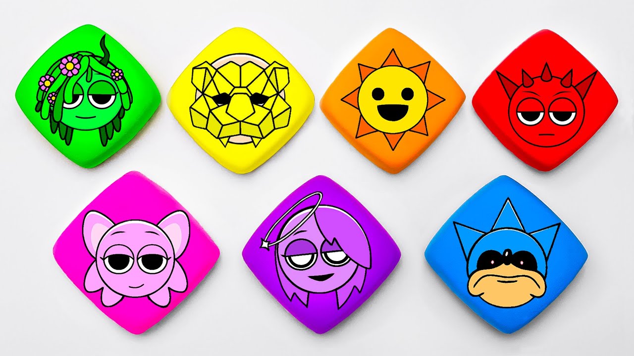 GUESS which Sprunki character will come out of the cubes | NEW Rainbow Sprunki | Sprunki Cubes DIY