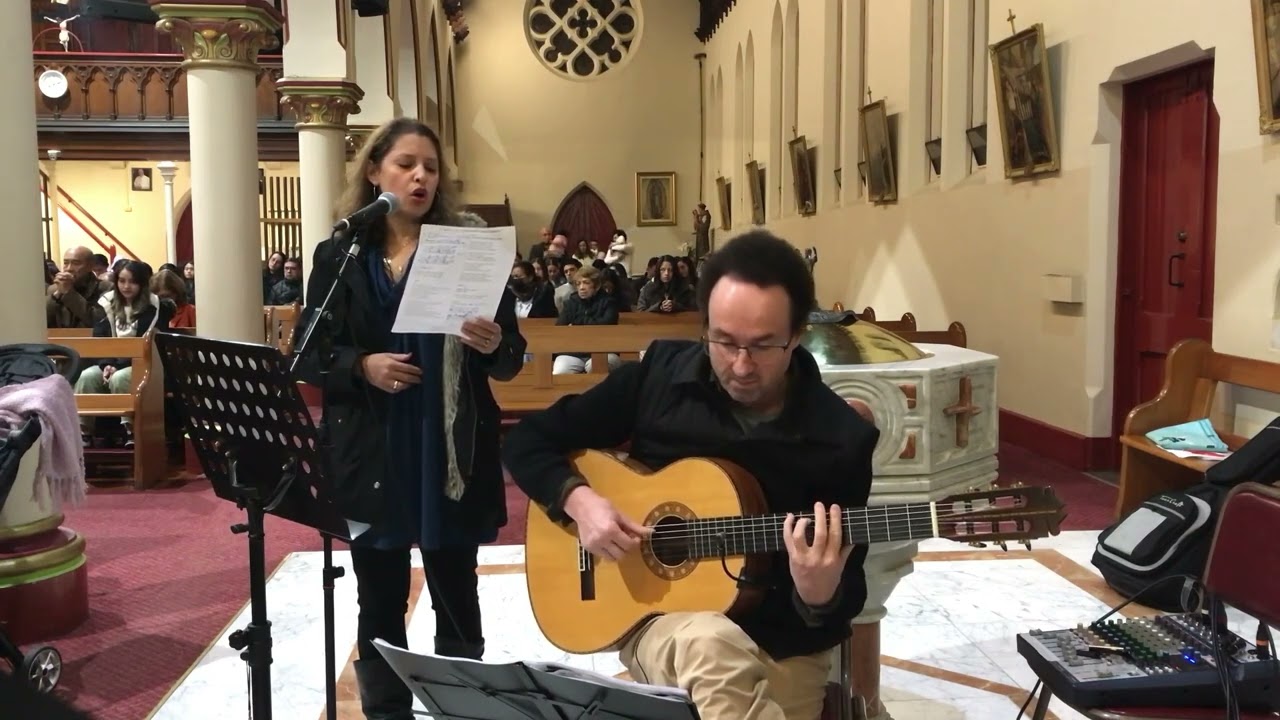 Dios mío, Trinidad a quien adoro/ canto comunión Santísima Trinidad
