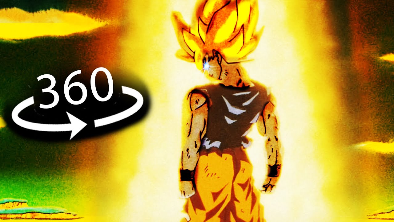 360&deg; VR - Goku goes SUPER SAIYAN!