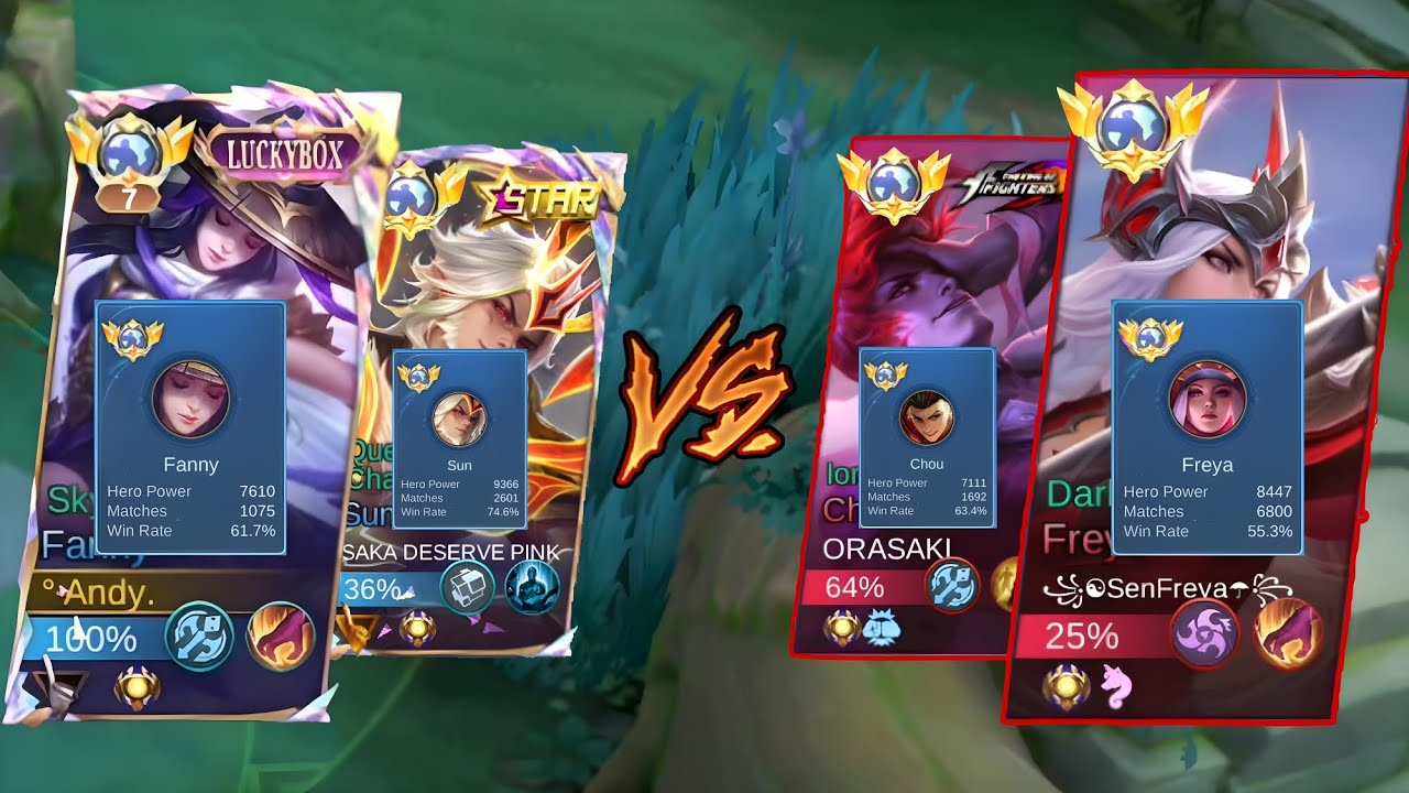 WHEN FORMER GLOBAL PLAYERS MEET EACH OTHER IN ONE LOBBY! 🤯 (intense match!) - MLBB 