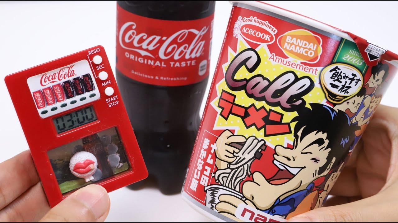Cola Cup Ramen Noodles and Ginger ale Glass Noodles