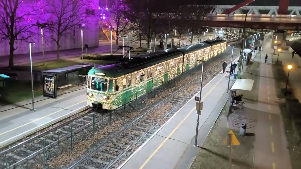 MIXA búcsúztaztó a Csepeli HÉV vonalán (2025. XII. 20)