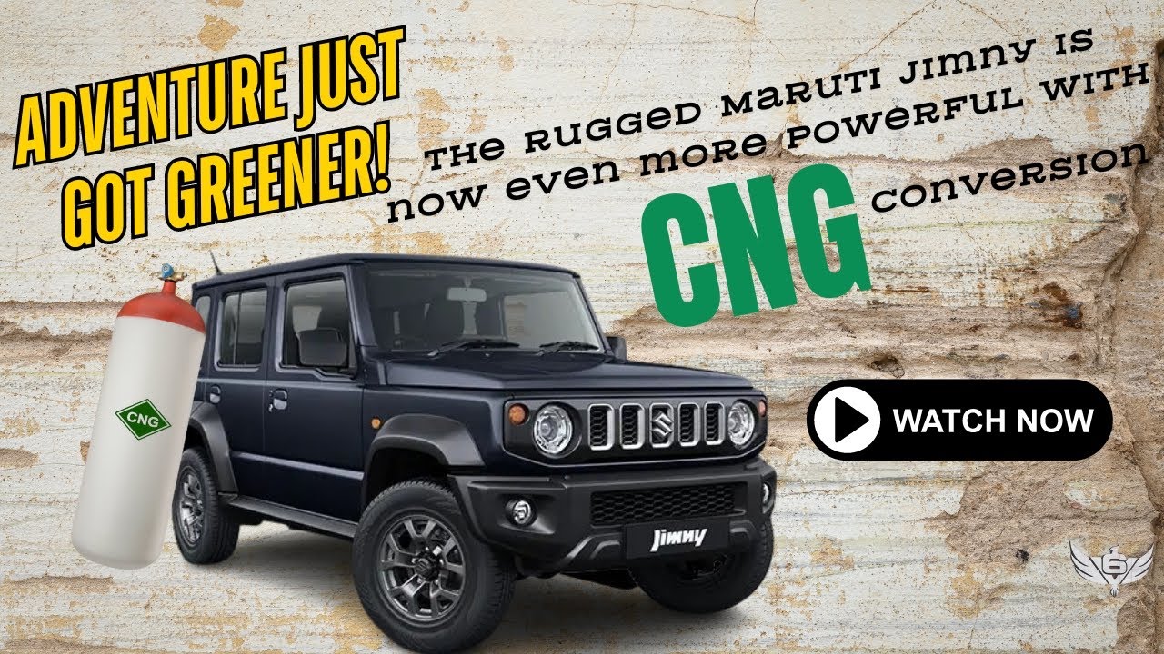 Watch! Maruti Jimny goes CNG! Adventure Just Got Greener! 🌿🚀🚀🚀