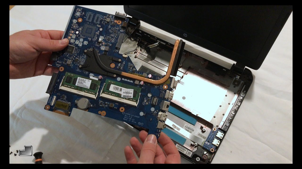 HP 250 G3 Disassembly video 4K, upgrade RAM & SSD
