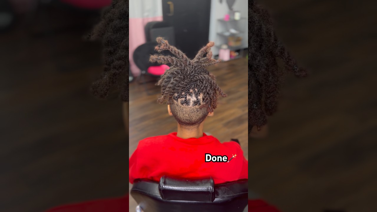 😱 Watch this Loc Transformation! First #Retwist 💪🔥 #locs #loctutorial #locstyles #twostrandtwist