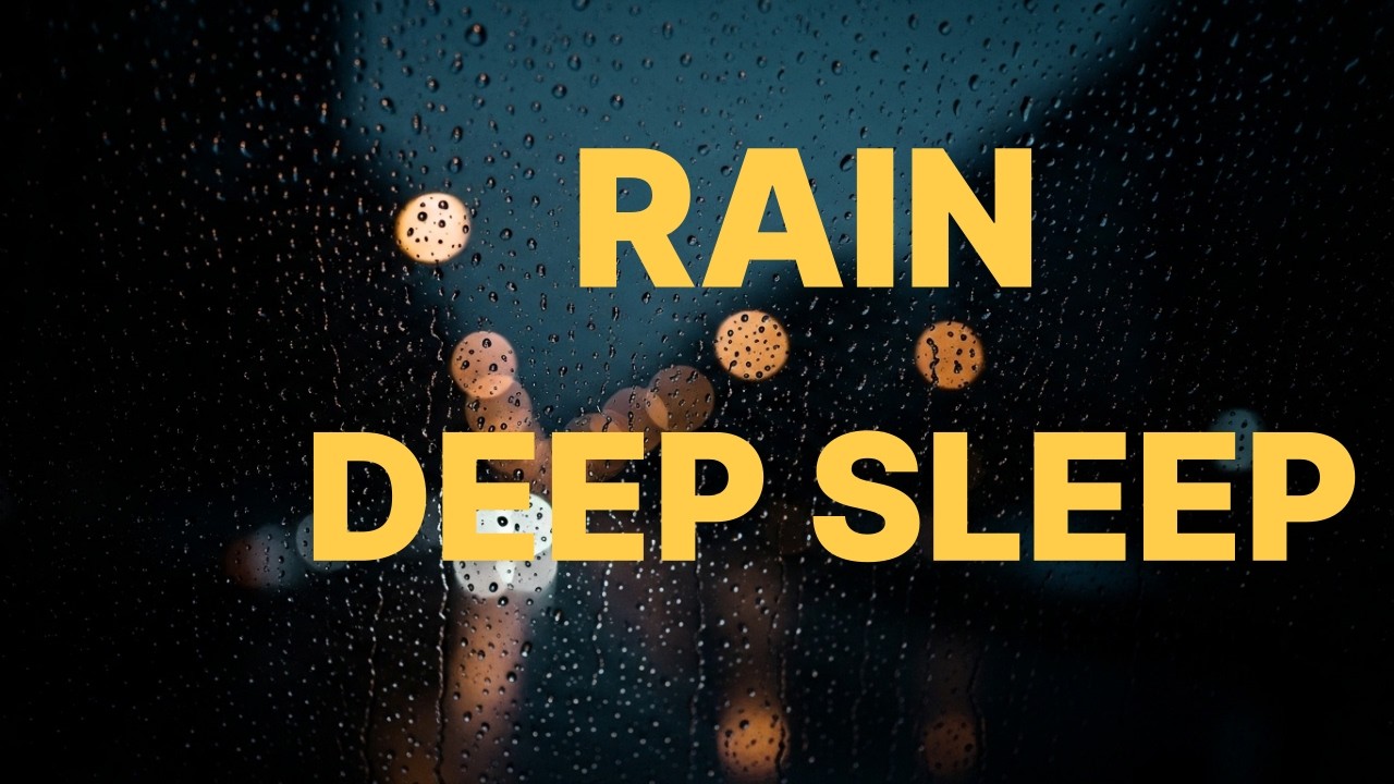 Rain Sounds for Sleep 🌧️ 8 Hours  Deep Sleep White Noise  Relaxing Rain Ambience