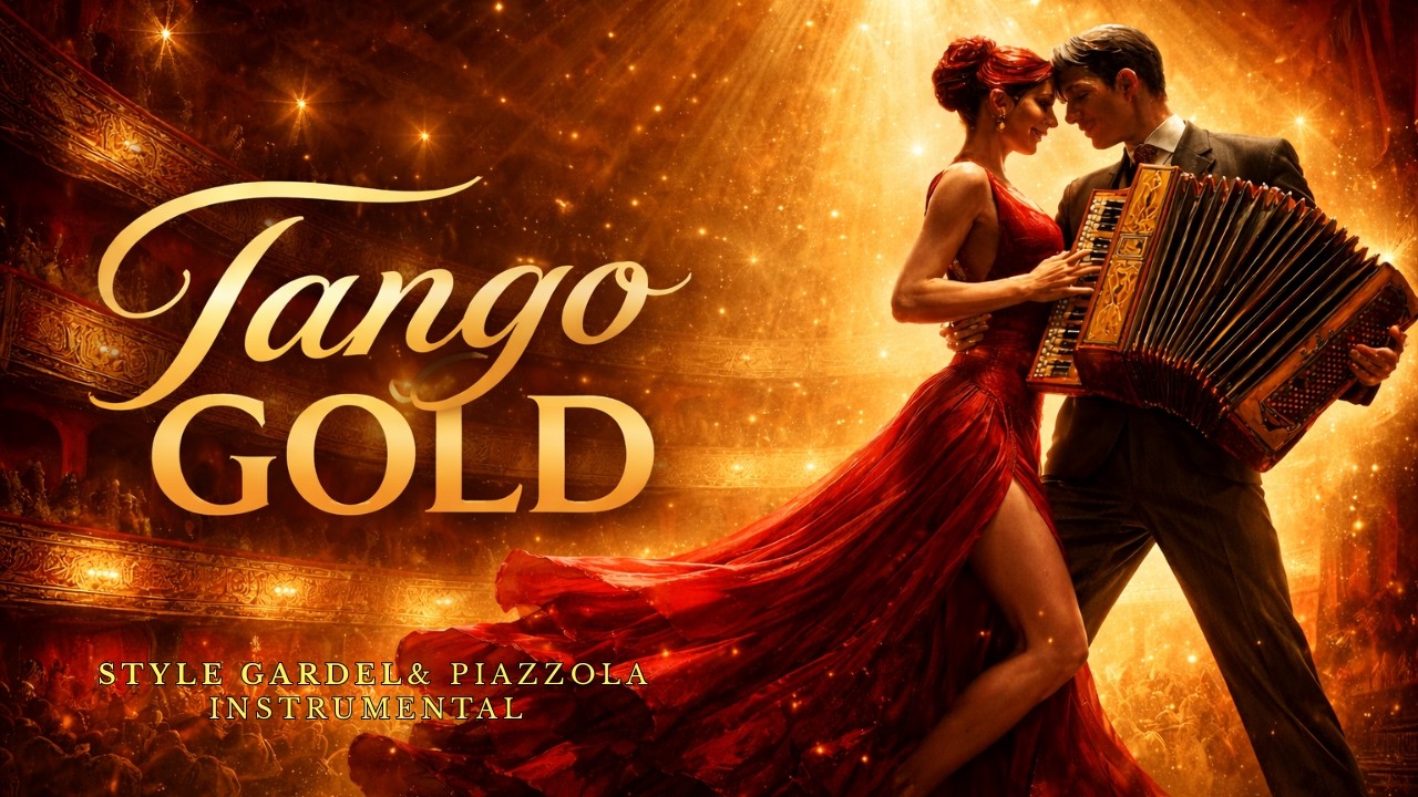 Tango Gold 🎻 Noches de Tango Instrumental | Vintage & Moderno Estilo Gardel & Piazzolla
