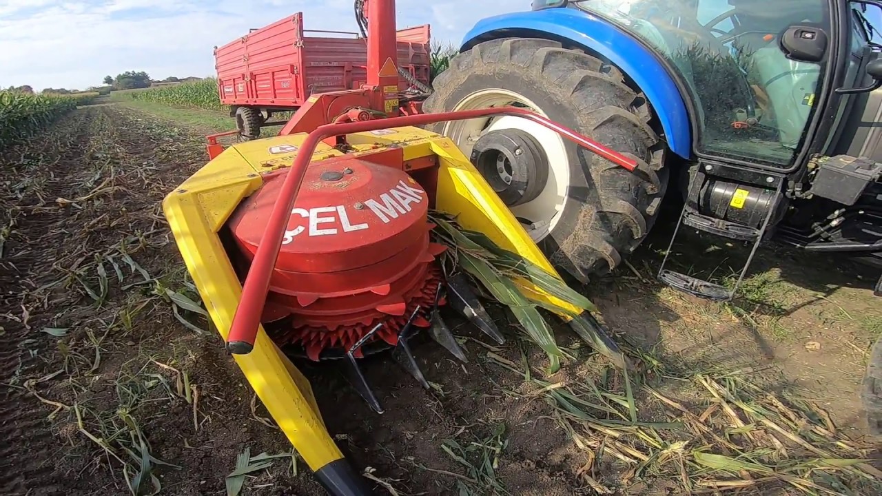 Makine Traktör Uyumu - Newholland TD110 & Çelmak Sıra Bağımsız Mısır Silaj Makinesi