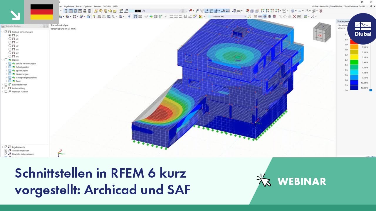 Schnittstellen in RFEM 6 kurz vorgestellt: Archicad und SAF | | Di, 15. Nov. 2022