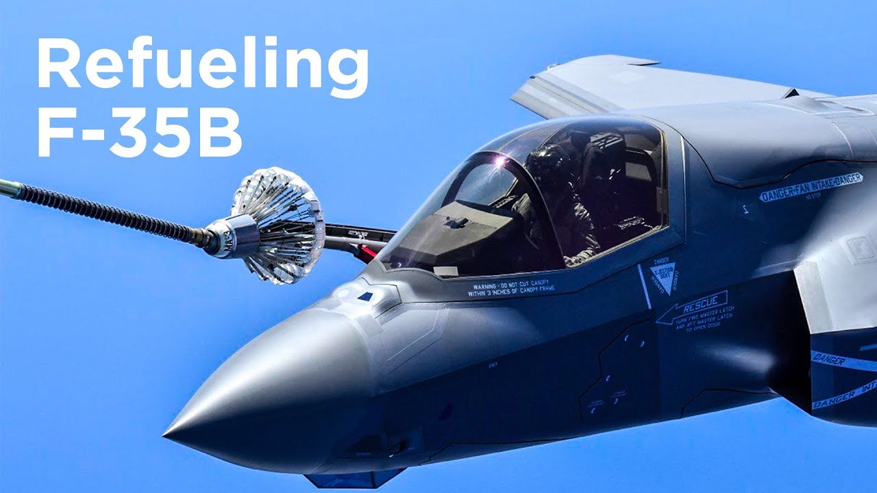 Rifornimento in volo del velivolo F-35B