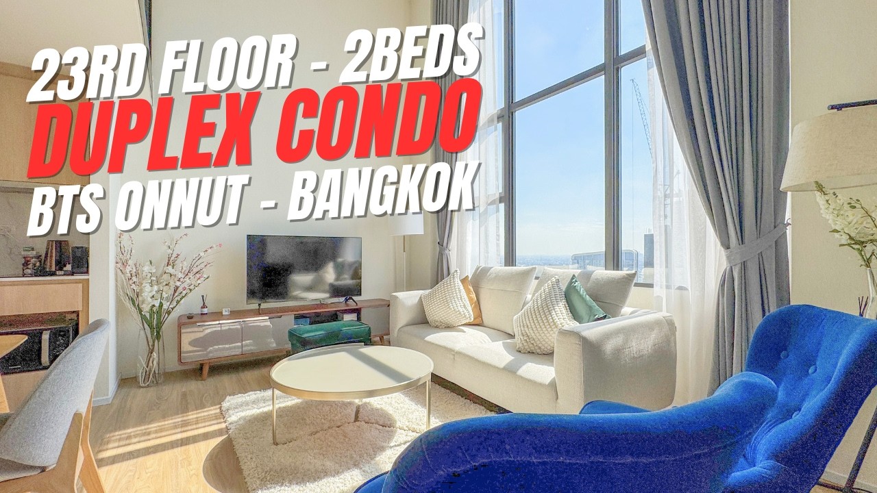 Ultimate Corner Duplex Condo at BTS On Nut | Siamese Sukhumvit 48 Bangkok