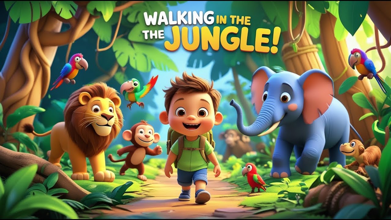 Walking In The Jungle | Kids Song | Super Simple Songs