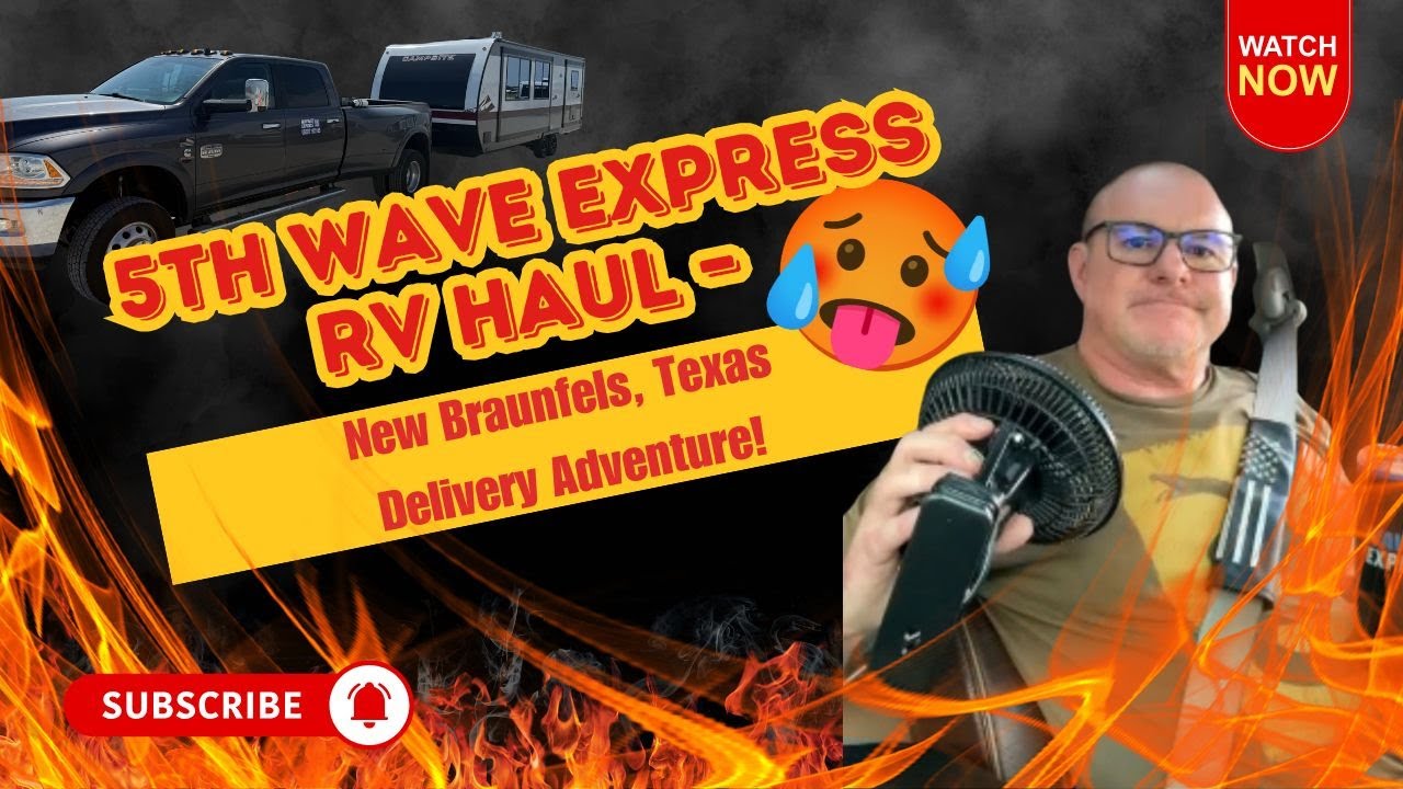 Перевозка автодомов от 5th Wave Express &ndash; Нью-Браунфелс, Техас! #Uniquely-DOUBLEBEE #rvtransport