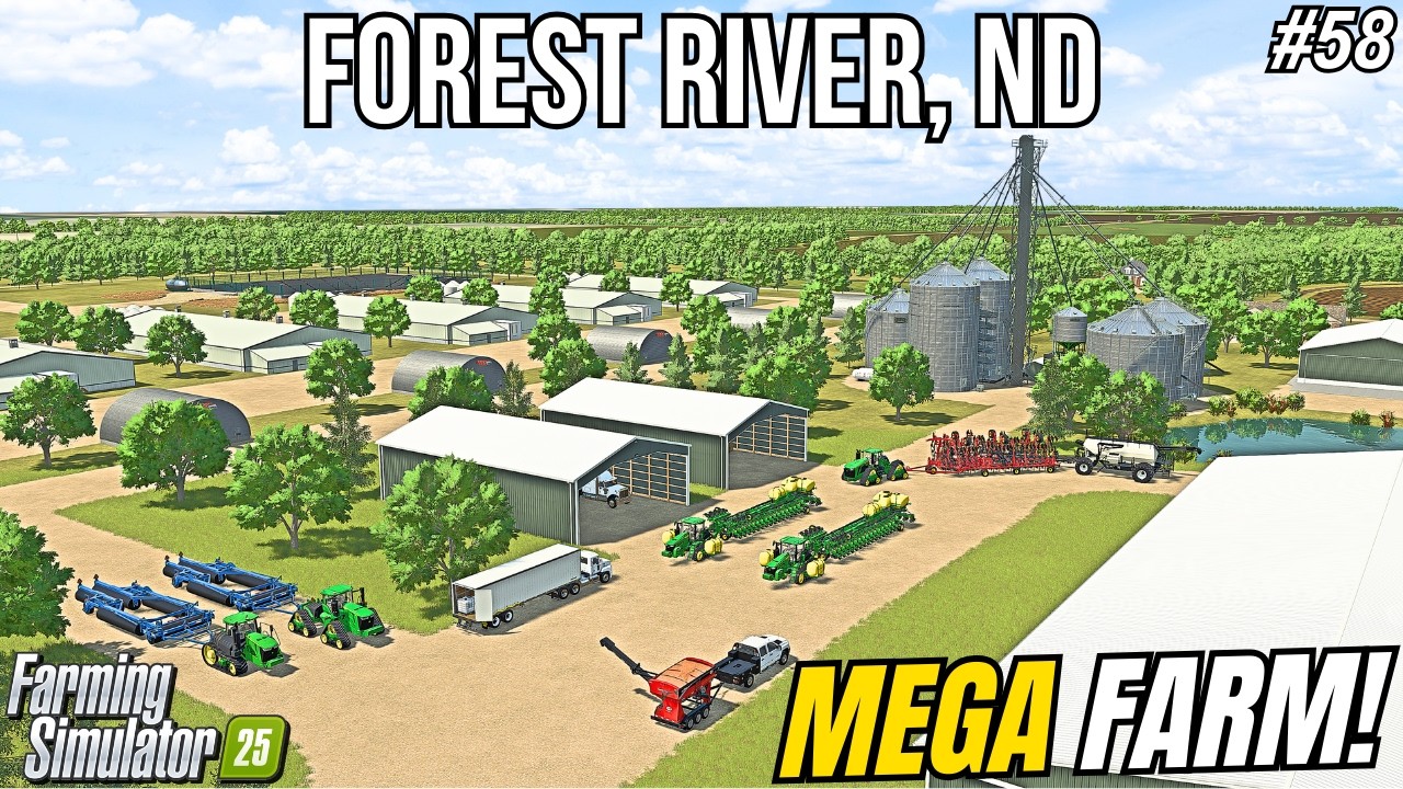 WRAPPING UP 1,200 ACRES OF SPRING PLANTING ON THE $5,000,000 MEGA PIG FARM! | Forest River ND | FS25