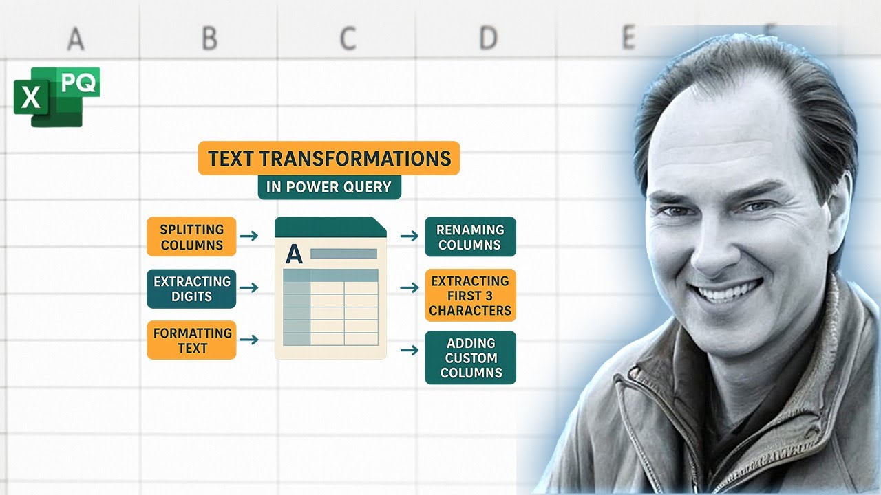 How to Split, Extract & Format Text Automatically in Power Query (Beginner Tutorial)