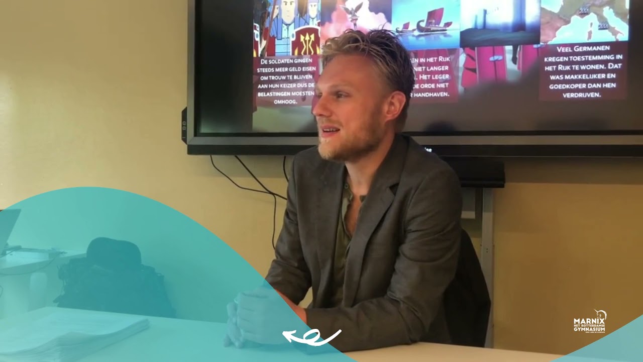 Een docent in beeld: meneer Kruithof van geschiedenis!