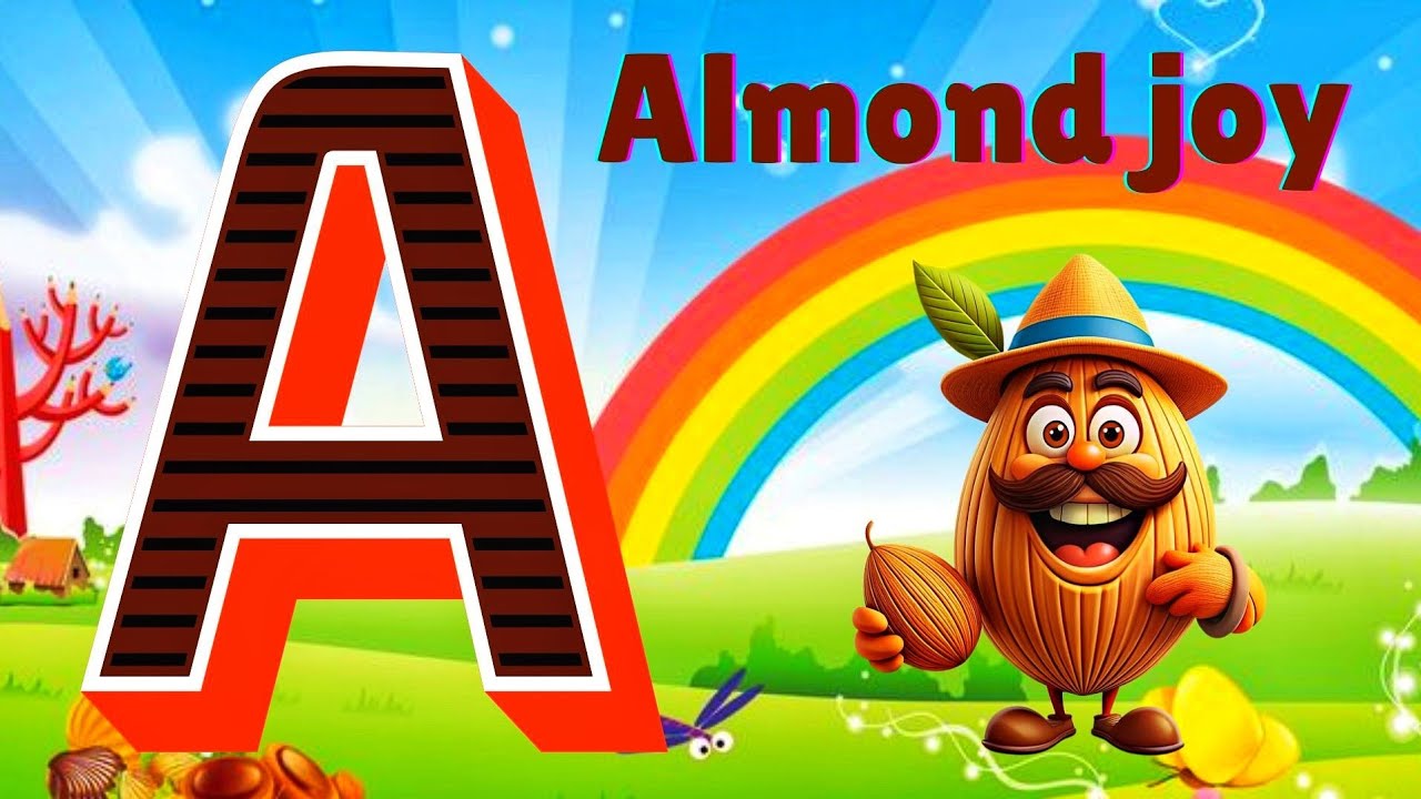 Песенка про алфавит ABC | для детей Песенка про алфавит ABC от Almond Joy Детские стишки | Песенк...