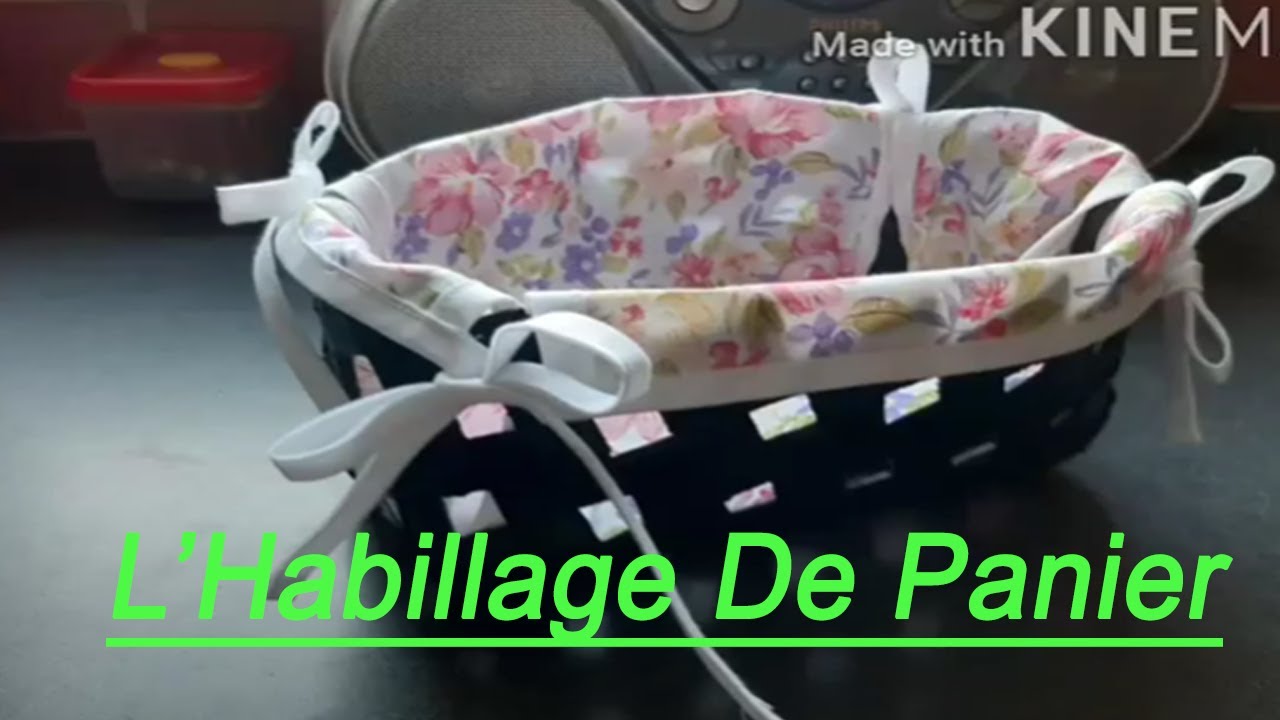Couture : Comment Faire Un Habillage De Panier