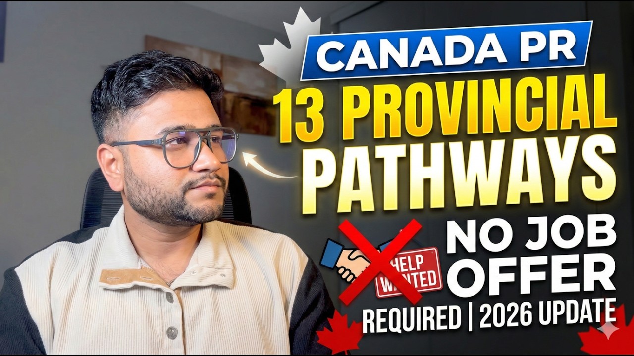 PNP Without Job Offer | CANADA PR WITHOUT JOB OFFER | 13 Pathways 2026 | Canada PR 2026