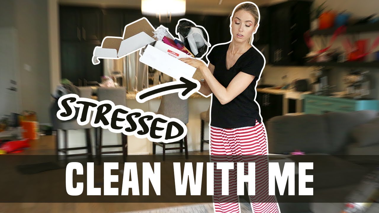 SPEED CLEAN MY HOUSE WITH ME || coping with stress