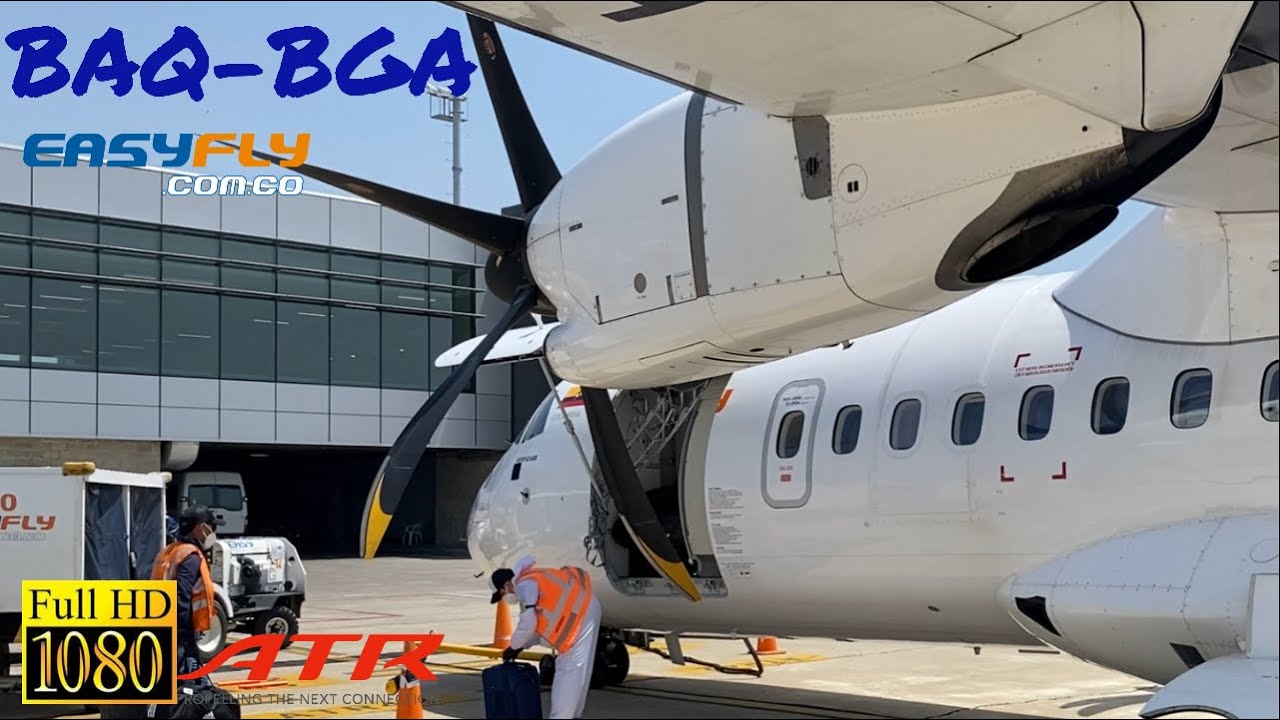 |TRIP REPORT| EasyFly ATR 42-600 | Barranquilla - Bucaramanga | Incre&iacute;ble Despegue |HD|