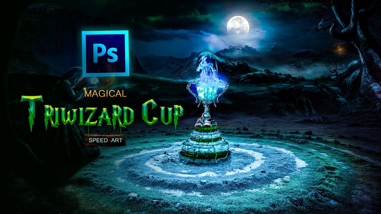 Magical Triwizard Cup | photoshop manipulation | photoshop speed art | Hgraphic