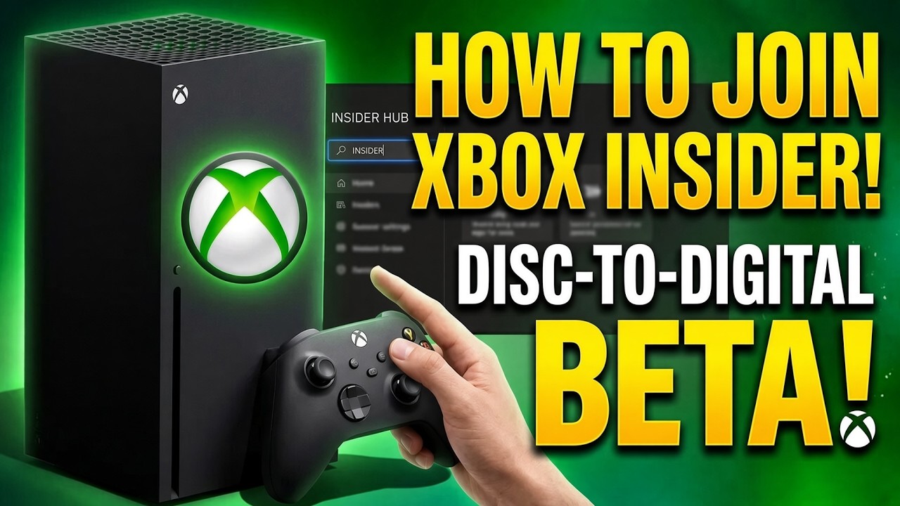 Бета-версия программы перехода Xbox с дисков на цифру! Присоединяйтесь к Xbox Insider