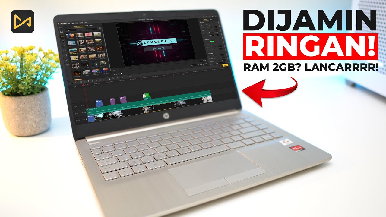 RAM 2 GB BUAT NGEDIT? BISA! Cara Edit Video Youtube Dengan Tuneskit Acemovi 2022