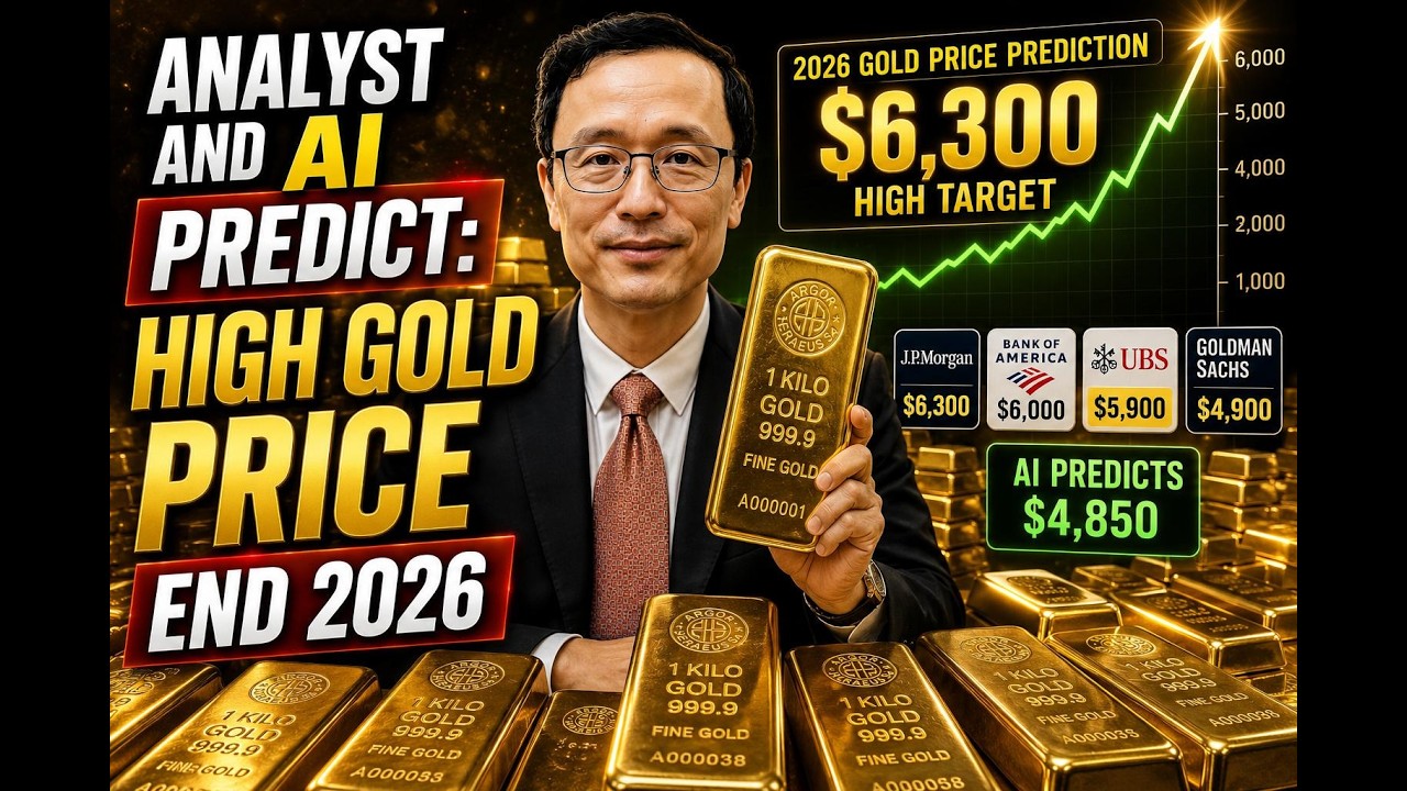 Surprising Gold Price Prediction by End 2026: Analyst vs AI !