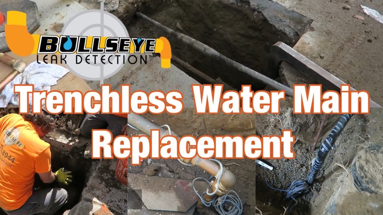 TRENCHLESS WATER MAIN REPLACEMENT / BULLSEYE LEAK DETECTION