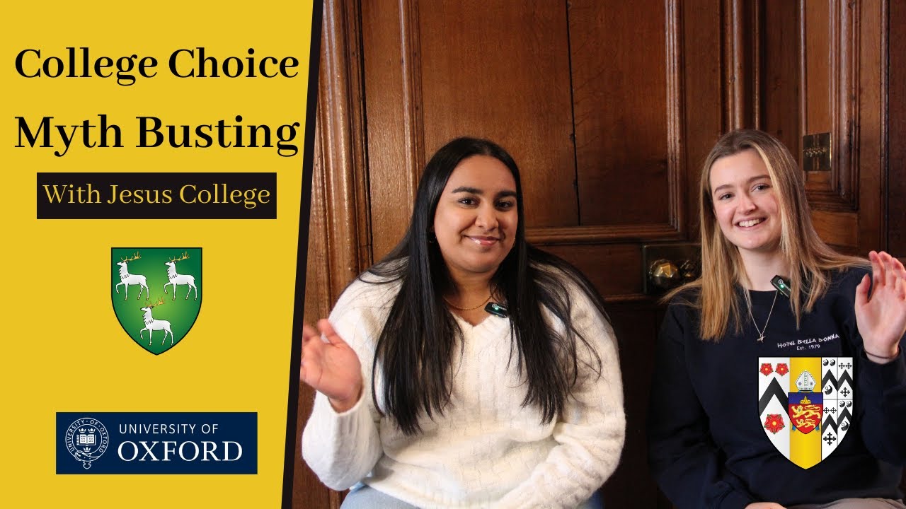 CHOOSING your #OXFORD COLLEGE - Myth Busting with Jesus College #collab