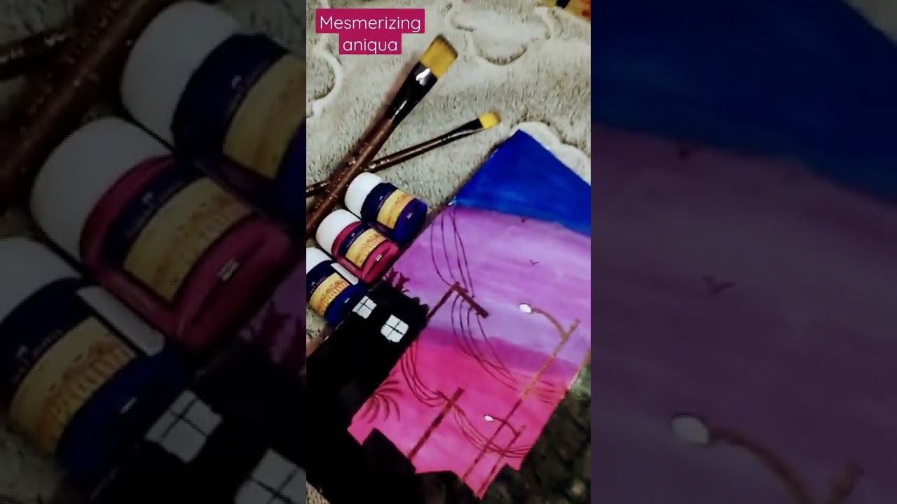 New poster painting.....|mesmerizing aniqua|#shorts#painting#colors#posterpainting@mesmerizinganiqua