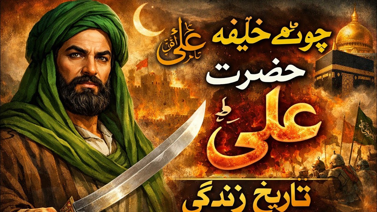 حضرت علیؓ کی زندگی کی سچی کہانی  Hazrat Ali #bayan  #Chothekhalefa #shortvideo#love  
