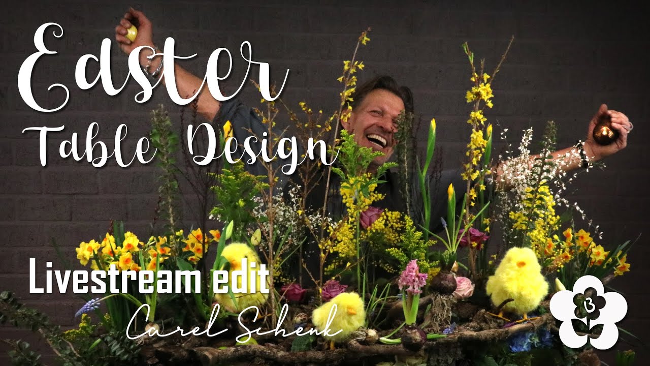 Big Easter Table Design - by Carel Schenk (Floral Design Demo!)