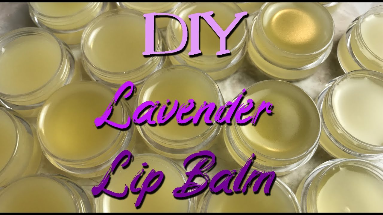 DIY All Natural Lavender Lip Balm