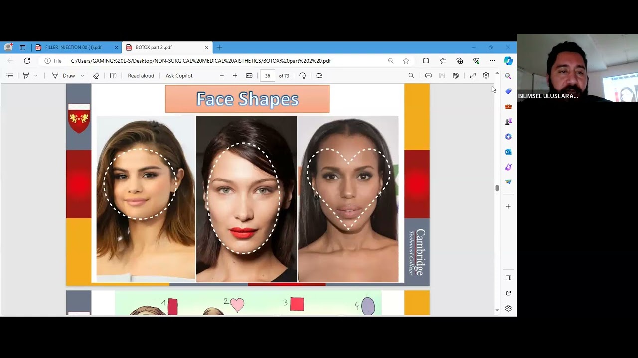 دبلوم التجميل الطبي الغير جراحي  / الفيلر /   محاضرة 1