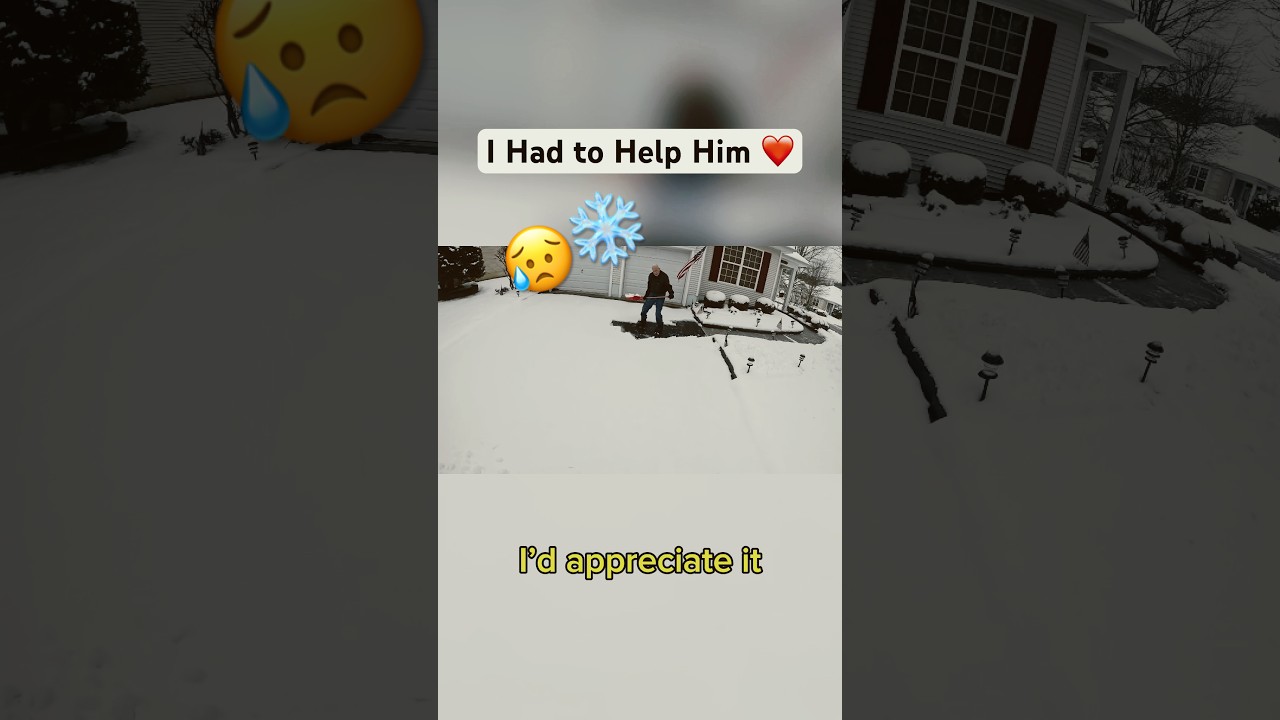 Always do your part to help your neighbor, aside from your business 🤲 #snowremoval #helpothers #fyp