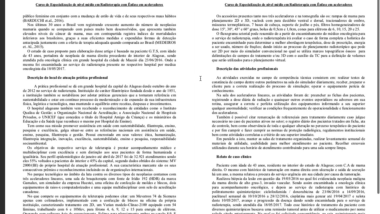 Exemplo de TCC 1 - Prof. Virgilio